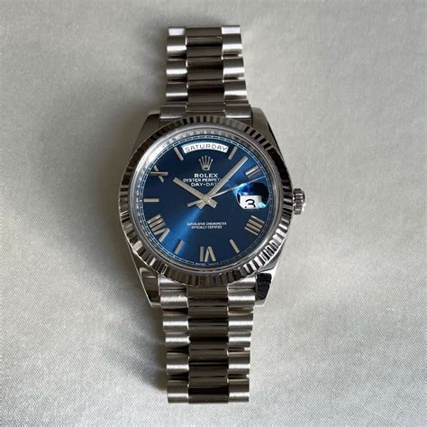 rolex oyster perpetual day date 1994|rolex day date 40mm price.